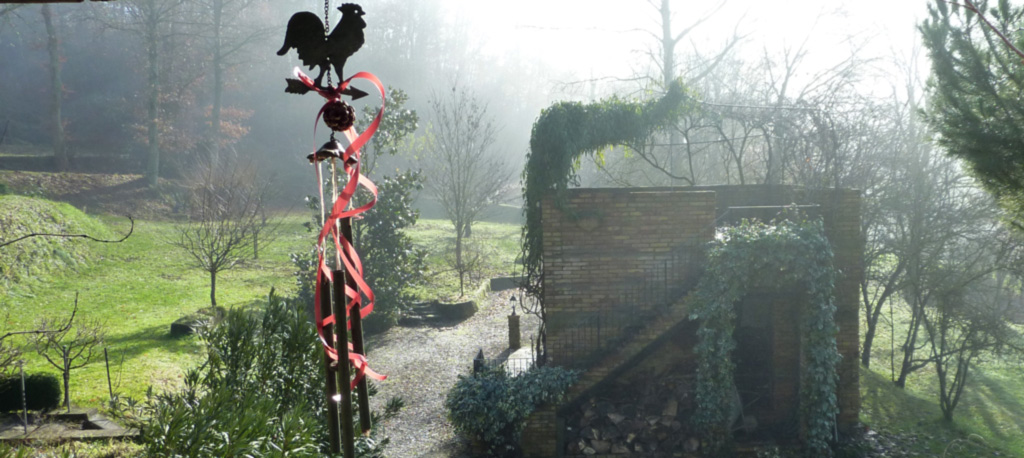 Tobacco Tower and morning mist