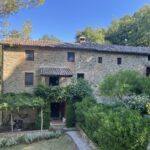 The entrance to the house